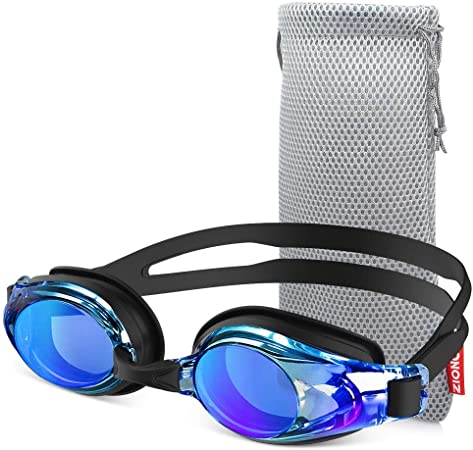 ZIONOR Upgrade G8 Swim Goggles for Men/Women, UV Protection Anti-Fog Leak-Proof Swimming Goggles with Adjustable Strap Wide Vision, Comfortable and Fashionable for Adult and Youth