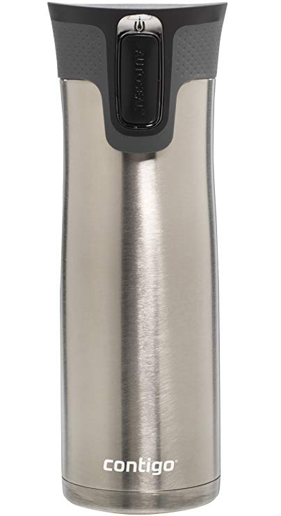 Contigo Autoseal West Loop - Vacuum Insulated Stainless Steel Thermal Coffee Travel Mug - Keeps Drinks Hot or Cold for Hours - Autoseal Prevents Spills and Leaks - BPA-Free - 24 Ounces