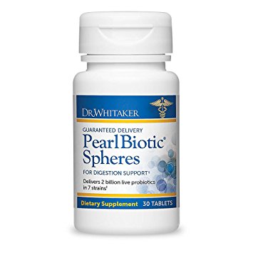 Dr. Whitaker's PearlBiotic Spheres with 2 Billion Probiotics for Smooth, Trouble-Free Digestion, 30 tablets (30-day supply)