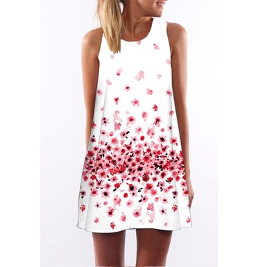 RAYWIND Newest Dress for Women Casual Summer Dresses Floral Print