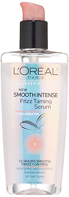 L'Oréal Paris Hair Expert Smooth Intense Frizz Taming Serum, 3.4 fl. oz.