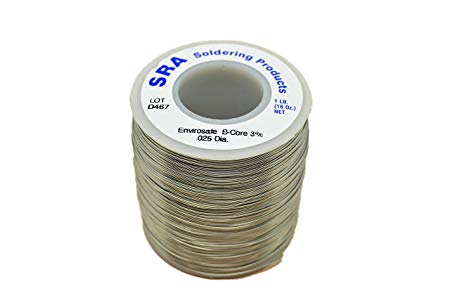SRA Soldering Products WBCENV25   Lead Free Acid Core Envirosafe Solder .025-Inch, 1-Pound Spool