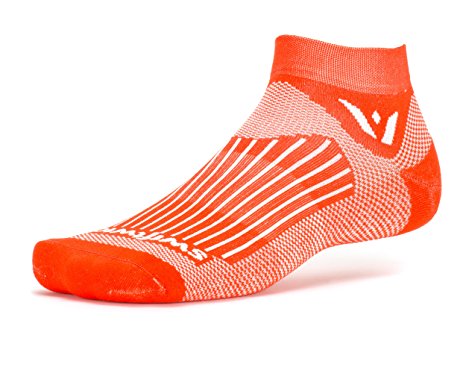 Swiftwick - Aspire ONE, Ankle Compression Socks for Running and Cycling