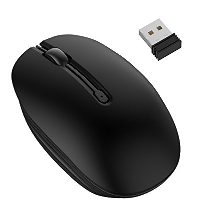 JETech 2.4Ghz Wireless Mobile Optical Mouse with 6-Month Battery Life - 2263