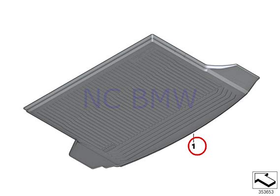 BMW Genuine Fitted Luggage Compartment Mat