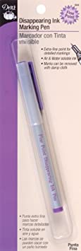 Dritz 694 Marking Pen, Disappearing Ink, Extra Fine Point, Purple
