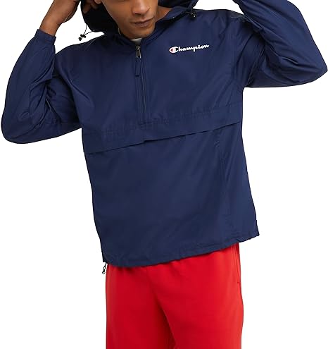 Champion Men's Jacket, Stadium Packable Wind and Water Resistant Jacket (Reg. Or Big & Tall)