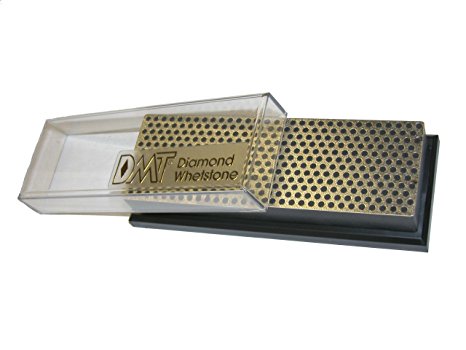 DMT W6XP 6-Inch Diamond Whetstone Sharpener - Extra-Coarse With Plastic Box