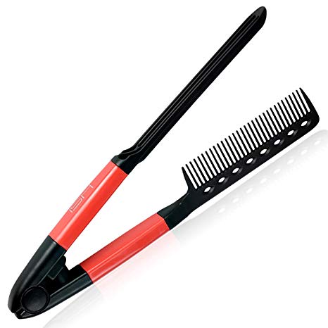 HSI Professional Comb FOR Flat Iron/Straightening Iron For Great Tresses - Quick & Easy Hair Styling for Men & Women