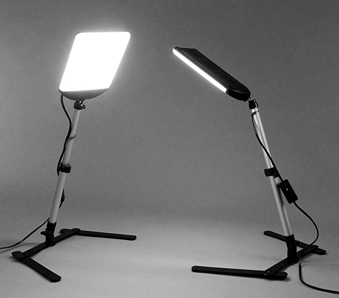 ALZO 100 LED 2-Light Kit with Table Stands for Product Photography