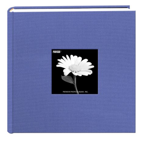 Pioneer 200 Pocket Fabric Frame Cover Photo Album, Sky Blue