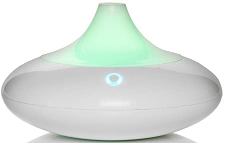 SOTO Aroma Diffuser - White with Colour Changing Mood Light - Ultrasonic, Aromatherapy, Ioniser