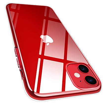 RANVOO iPhone 11 case, iPhone 11 Clear Case Ultra Slim Thin Soft TPU Protective Cover with Transparent Bumper Case for iPhone 11 6.1"(2019), Crystal Clear