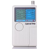 Optimal Shop 4 In 1 Network Cable Tester RJ45RJ11USBBNC LAN Cable Cat5 Cat6 Wire Tester