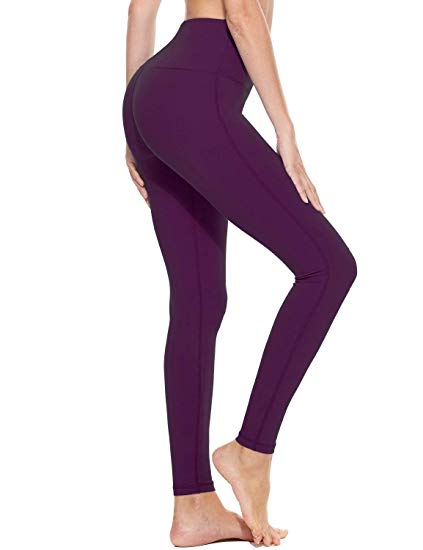 BALEAF Women's 20" / 28" High Waisted Yoga Leggings Workout Capri Tummy Control Pants with Pocket