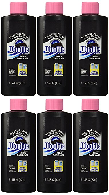 Woolite Detergent Extra Dark Care, 5.5 Oz (Pack of 6)