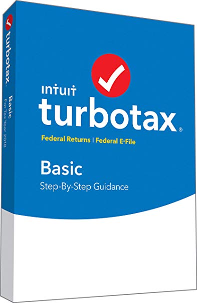 TurboTax Basic 2018 Tax Software [PC/Mac Disc]