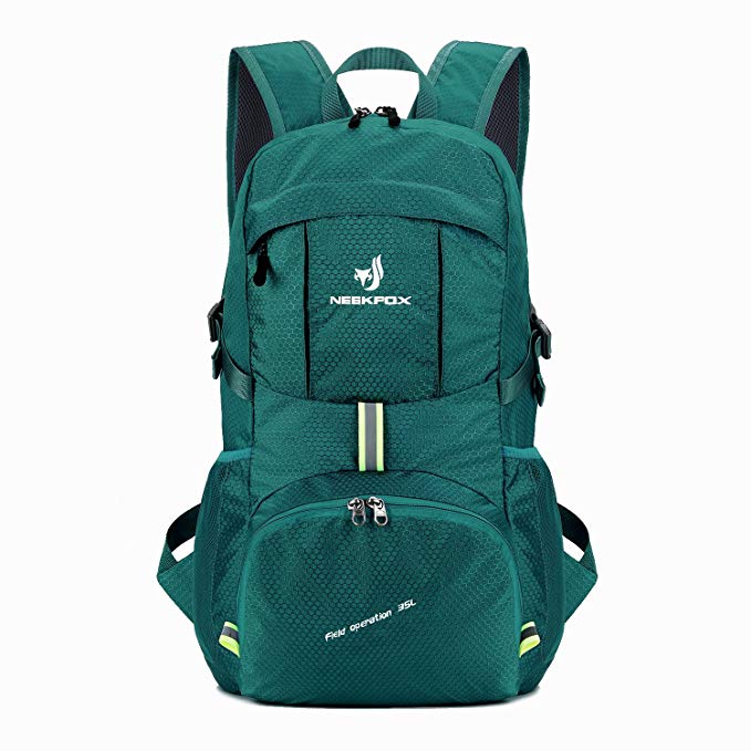 NEEKFOX Lightweight Packable Travel Hiking Backpack Daypack - 35L Foldable Camping Backpack Ultralight Sport Outdoor Backpack