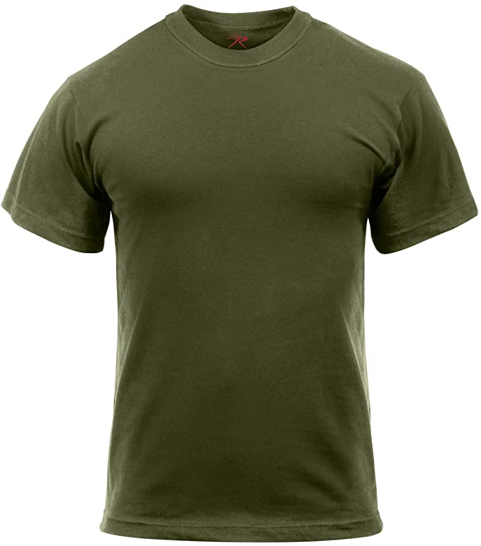 Rothco Mens T-Shirt Olive Drab