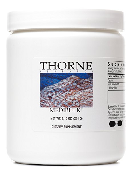 Thorne Research - Medibulk - Gluten-free Fiber Supplement - Powdered - 8.15 ounces (231 g)