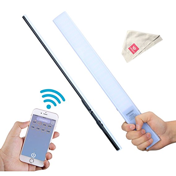 Yongnuo YN360S Ultra-thin,Ultra-light Handheld Ice Stick LED Video Light 3200k to 5500k Controlled by Phone App Fill Light Stick