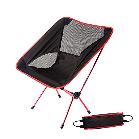 HASLE OUTFITTERS Camping Chairs, Ultralight Chairs, Moon Leisure Chair, Folding Camping Chair Travel, Picnic, Beach, Fishing