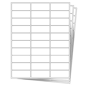 150 EcoSwift Shipping Labels 2 5/8 x 1 inches Mailing Address Inventory Blank White Self Adhesive for Laser Inkjet Printer 2.625 x 1