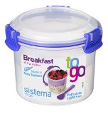 Sistema Klip It Breakfast to Go Container 179-Ounce Clear