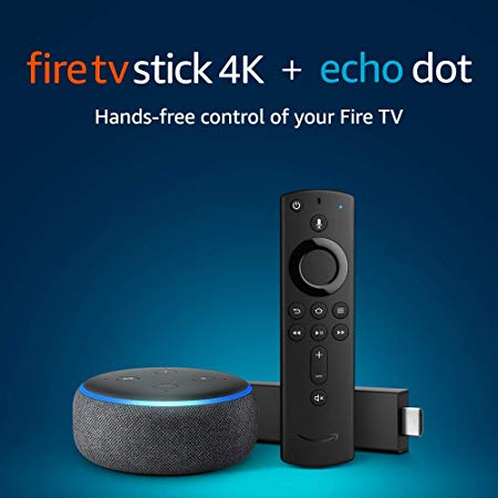 Fire TV Stick 4K bundle with all-new Echo Dot (3rd Gen)