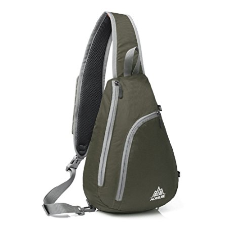 GSTEK Shoulder Backpack Sling Chest Crossbody Bag Pack for Daily Use, Outdoor Sports, School, Travel