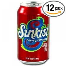 Sunkist Soda 12oz Can (Pack of 12) (Cherry Limeade)