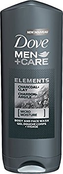 Dove Men's Care Charcoal and Clay Body Wash, 400g