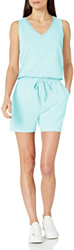 Amazon Essentials Women's Studio Terry Fleece Romper