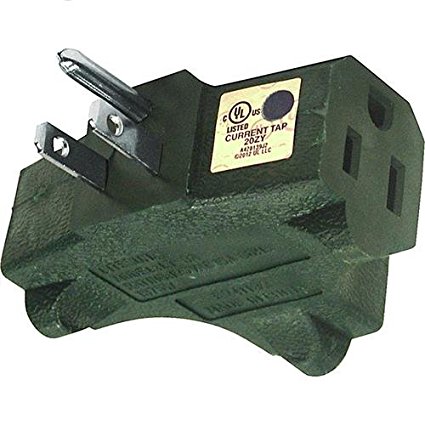 3 Way Outlet Wall Plug Adapter (T Shaped Wall Tap) 3 Prong