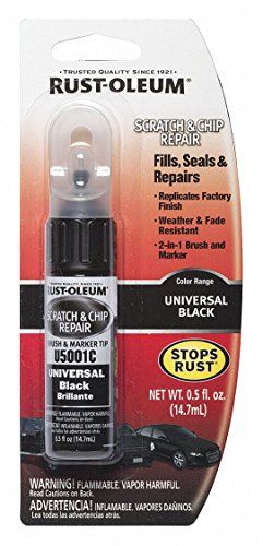 Automotive Touch Up Paint, Gls Blk, 0.5 oz