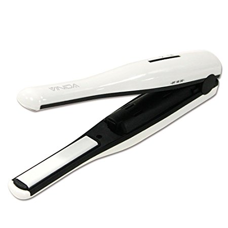 2 in 1 Cordless Hair Straightener and Curling Iron Rechargeable Ceramic Flat Iron with USB Charging