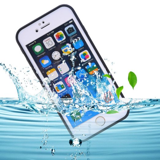 Arbalest iPhone 6 6S Waterproof Case Full Sealed Super Slim and Light Fit Underwater 3m30min Shockproof Dirt Proof Snow Proof Shock-Absorption Protective Case Cover for iPhone 47 Black