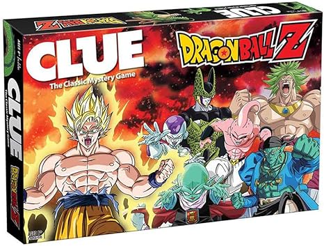 CLUE Dragon Ball Z | Collectible Clue Board Game Featuring Anime Show | Officially-Licensed Game with Familiar Locations and Iconic Characters from Dragon Ball Show