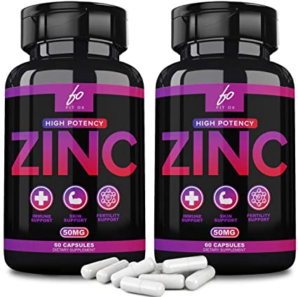 Zinc 50mg Gluconate for Immune Support Booster, Zinc Vitamin Supplements for Adults Kids - Zinc Pills Offer High Potency Alternative to Lozenge, Chewable Tablets, Liquid (4 Month Supply)
