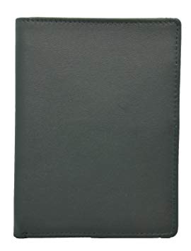 Royce Leather RFID Blocking Passport Currency Wallet (Green)