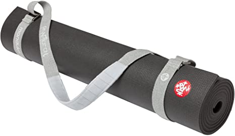 Manduka Journey On Commuter Yoga Mat Carrier, Adjustable Cotton Strap, Suitable for all Yoga Mats