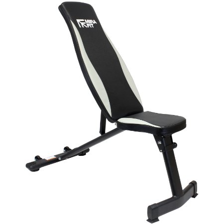 MiraFit Fully Adjustable Folding Gym Weight Bench