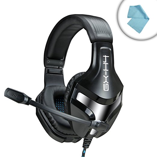 ENHANCE GX-H4 Stereo Gaming Headset with Adjustable Microphone & Noise-Isolating Earphones - Works with Starcraft II: Legacy of the Void , Fallout 4 , Star Wars: Battlefront & more PC Games!