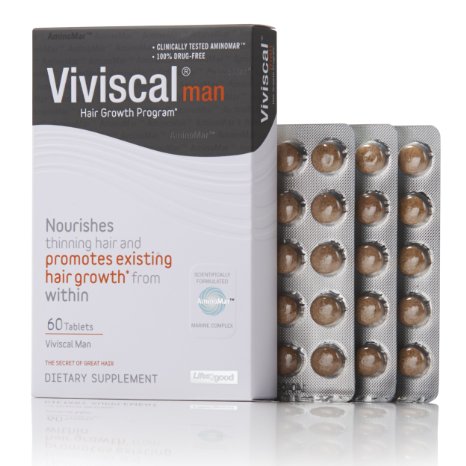 VIVISCAL MENS HAIR NUTR TABS 60