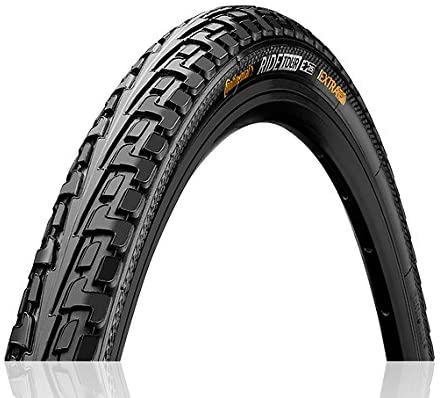 Continental Ride Tour Replacement Bike Tire - Extra Puncture Protection, E-Bike Rated City/Trekking Bicycle Tire (12", 16", 20", 24", 26", 27", 28", 700c)