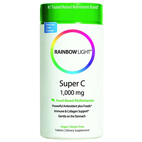 Rainbow Light Super C, 1,000 mg, Tablets, 120 tablets