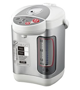 Tatung THWP-40 4-Liter Thermo Water Boiler and Warmer with Stainless Steel Inner Pot