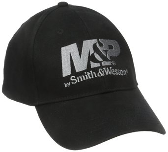 MampP by Smith and Wesson Mens Logo Cap in Black