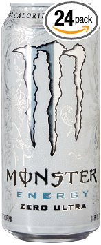 Monster Energy Drink Zero Ultra 16 Ounce Pack of 24