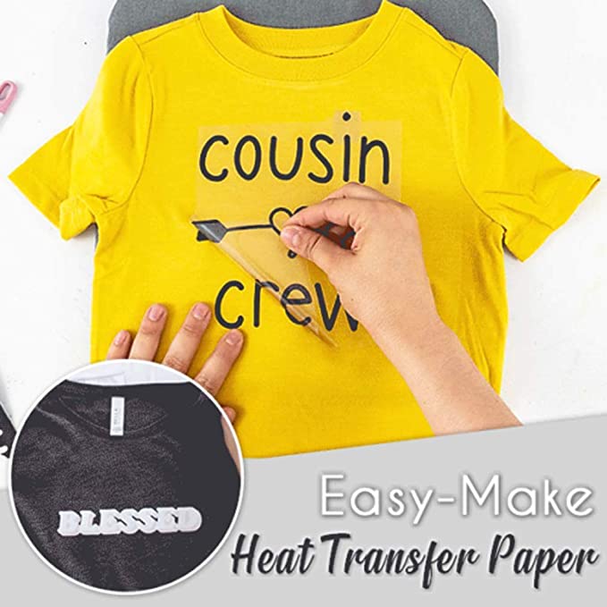 20PCS Easy Make Heat Transfer Paper Make Your Own ONE & ONLY T-Shirt in A Few Minutes